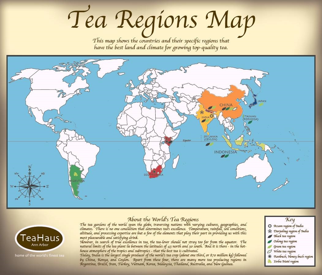 Where Did Tea Spread After The Columbian Exchange